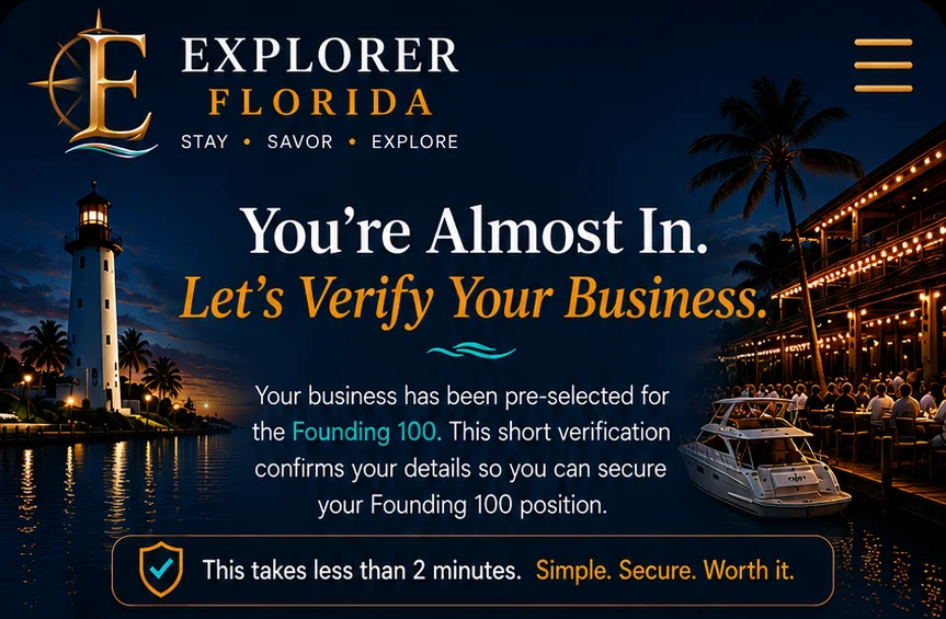 You're almost in - let's verify your business